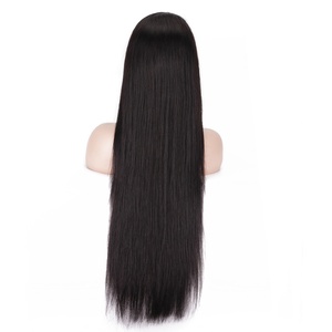 Perruque en cheveux humains lisses avec dentelle 13*4, 100% cheveux Remy, dentelle complète, naturelle et réaliste, densité 200%, HD, brun <span class=keywords><strong>clair</strong></span> - Product Image 5