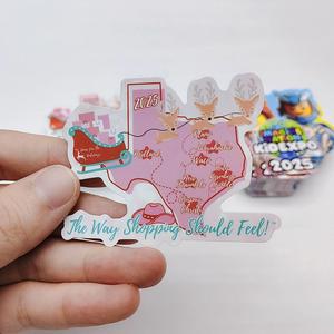 Die <b>Cut</b> Holographic <b>Vinyl</b> Scratch-<b>Off</b> Stickers Sheets Printing Packaging Waterproof Label Custom Decals for Gift & Craft - Product Image 3