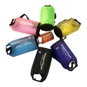 Custom Logo Floating 500D Mesh PVC waterproof dry bag transparent for women men