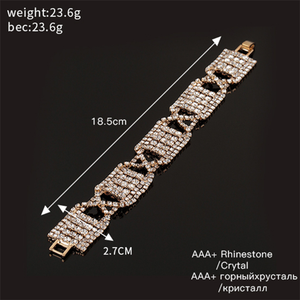 ESTILO ÚNICO DE ORO mujer diamante tenis pulsera para mujer - Product Image 6