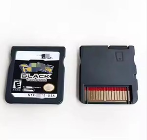 Cartouche de jeux Pokemoned de haute qualité pour <span class=keywords><strong>DS</strong></span> pour NDS 2 cartes de jeu noires et blanches avec matière plastique d'origine Roms - Product Image 4