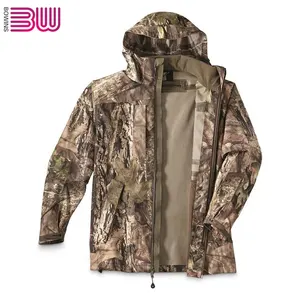 Men Camo Printed Sublimation Hunting And Shooting Jackets