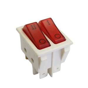 Baokezhen A7 6 thiết bị đầu cuối ARC nút vuông thắp sáng Rocker đẩy chuyển đổi 250V T125 với điểm ánh sáng - Product Image 6
