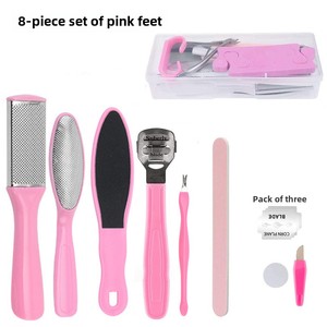 Set di 23 Pezzi per <span class=keywords><strong>Pedicure</strong></span> <span class=keywords><strong>Professionale</strong></span> in Acciaio Inossidabile Rosa, <span class=keywords><strong>Kit</strong></span> per la Cura dei Piedi con Lima e Raspa per Rimozione Calli - Product Image 5