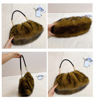 Sac à bandoulière et à main en PU et polyester doublé, avec fermeture éclair, nouvelle collection 2026, motif dégradé mignon, haut de gamme, grande capacité pour femme