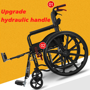 2024 Nuevo diseño <span class=keywords><strong>Precio</strong></span> al por mayor <span class=keywords><strong>Silla</strong></span> <span class=keywords><strong>de</strong></span> <span class=keywords><strong>ruedas</strong></span> manual <span class=keywords><strong>de</strong></span> altura ajustable <span class=keywords><strong>Silla</strong></span> <span class=keywords><strong>de</strong></span> <span class=keywords><strong>ruedas</strong></span> ligera para discapacitados - Product Image 3