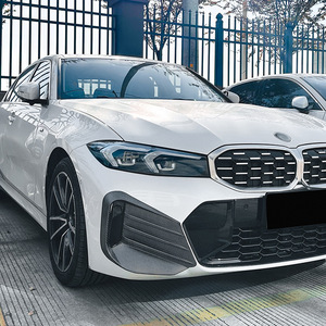 Grille d'admission d'air avant BMW Série 3 G20 G21 LCI M Sport, noir piano, texture fibre de carbone, modification extérieure - Product Image 1