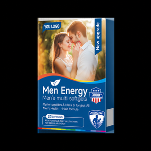 Multivitamínico Natural para Hombres, Cápsulas Blandas Energéticas con Péptidos de Ostra, Maca, Tongkat Ali, Ginseng 3000mg, Fórmula Diaria para la Vitalidad Masculina, 30 Unidades - Product Image 6
