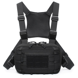 Colgador portátil al aire libre Molle System Vest <span class=keywords><strong>Pouch</strong></span> Hest <span class=keywords><strong>Rig</strong></span> <span class=keywords><strong>Pouch</strong></span> Laser Cut <span class=keywords><strong>Chest</strong></span> <span class=keywords><strong>Rig</strong></span> - Product Image 3