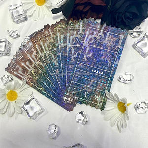 <span class=keywords><strong>Venta</strong></span> caliente Concierto Freebies Impresión personalizada <span class=keywords><strong>de</strong></span> doble cara Holográfica Glitter Ticket <span class=keywords><strong>de</strong></span> photocards banner ticket <span class=keywords><strong>para</strong></span> eventos - Product Image 1