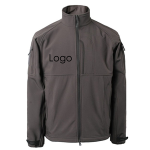 Custom Logo Outdoor Waterproof Winter Windbreaker Outdoor Work Wear Sports Windproof Stretch Men Softshell Jacket
