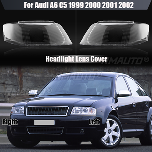 Pour Audi A6 C5 1999 2000 2001 2002 Cache-phare, abat-jour de phare, coque de phare, lentille de phare en plexiglas - Product Image 1