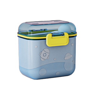Baby Food Supplement Box 480ml Moisture Proof Rectangle <b>Clip</b> On Lid Travel Kitchen Storage Freshness Preservation - Product Image 2