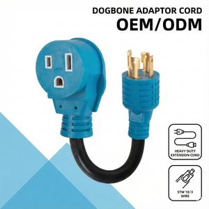Adaptateur de chargeur de soudeuse EV Linsheng NEMA 14-30P vers 6-50R 30A vers 50A, adaptateur d'alimentation robuste, cordon - Product Image 1