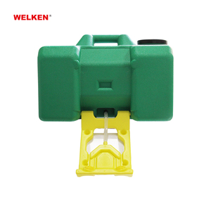 PP no conductivo de seguridad para lavado de ojos 35L Venta caliente Estación de lavado de ojos portátil verde para lavado de ojos de emergencia - Product Image 4