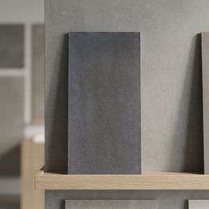 Modern Edgar Nero 600x1200mm Anti Slip Glossy Porcelain <b>Wall</b> And Floor Tiles - Product Image 1