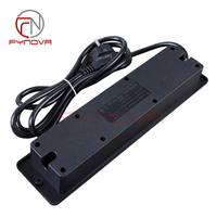 Prise de courant encastrable pour bureau, 3 prises CA EU, multiprise avec 2 ports USB-A et hub de charge Type-C, intégrée pour bureau et table