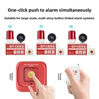 Dispositif d'alarme sonore et lumineux à un clic, modèle PS-225, matériau ABS, 120 dB, liaison IoT, cloche d'évacuation d'usine/atelier, alarme d'urgence