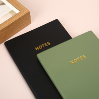 Carnet de notes simple Morandi avec reliure cousue, couleurs éclatantes, pour enregistrement de réunions et journal étudiant, 80 feuilles