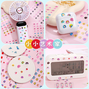 Cartoon Stickers Adhesive PVC Waterproof Gloss <b>Lamination</b> Back To School Kids DIY Craft Decorations - Product Image 2