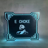 Présentateur de bouteille en acrylique à led personnalisé programme d'application panneau d'affichage à messages panneau d'affichage à led pour fête d'anniversaire en boîte de nuit