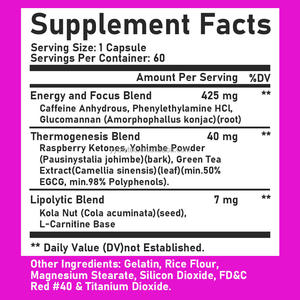 Complément Alimentaire Minceur OEM Marque Privée, Brûleur de Graisse Énergie & Concentration, Capsules Amincissantes avec Emballage Personnalisé Vente en Gros - Product Image 2