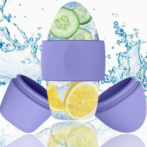 3-in-1 Silicone Ice Roller Facial <b>Mask</b> Mold Reusable Cooling Ice Box for Face <b>Eye</b> Massage Skin Care - Product Image 1