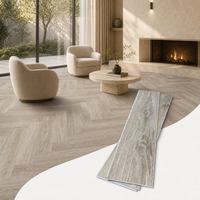 Fabricant de revêtements de sol en marque privée, revêtement de sol SPC imperméable à l'eau, aspect bois naturel, système de clic Unilin, pour appartement