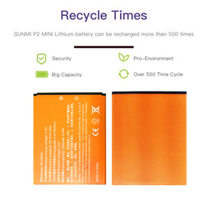 תשלום קופה FR020 סוללה עבור SUNMI P2 מיני קופה סוללה <span class=keywords><strong>3.8V</strong></span> <span class=keywords><strong>2500mAh</strong></span> - Product Image 4