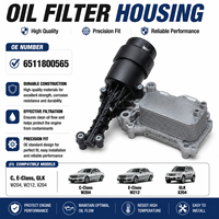 Alloggiamento Filtro Olio Motore Avanzato per Mercedes-Benz Classe C E GLK W204 W212 X204 OE 6511800565 con Elevate Prestazioni di Tenuta