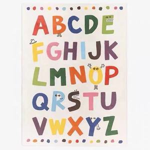 <span class=keywords><strong>Tapis</strong></span> de cuisine imprimé ABC pour enfants, accessoire d'apprentissage à la chambre à coucher ou comme tente pour <span class=keywords><strong>tipi</strong></span>, décoration de maison - Product Image 1