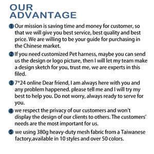 ขอขอบคุณสำหรับการตรวจสอบสินค้าสายจูงสัตว์เลี้ยงของเราเราเชี่ยวชาญในการผลิตเป็นเวลา20ปีให้บริการมากกว่า100ประเทศ - Product Image 5