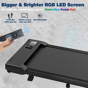 핫 세일 홈 체육관 휘트니스 무산소 운동 책상 아래 전기 미니 디딜 방아 접이식 워킹 패드 - Product Image 6