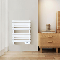 Calentador de Toallas Eléctrico Portátil de Aluminio HOPE T400-6, Garantía de 2 Años, Diseño Moderno, Uso Doméstico y Hotelero, Temporizador, Montaje en Pared