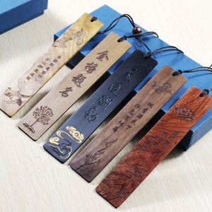 Hot Selling Wooden <b>Bookmark</b> Customable Wooden Crafts Laser Engraved Lettering DIY - Product Image 1