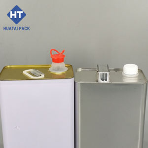 <span class=keywords><strong>Bidon</strong></span> métallique de 4 <span class=keywords><strong>litres</strong></span> style f avec poignée en plastique/métal utilisé pour l'emballage de l'huile moteur ou des encres et de l'huile <span class=keywords><strong>alimentaire</strong></span> - Product Image 5