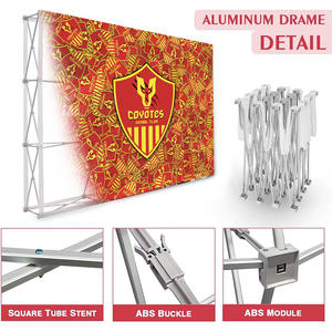 Pop-up-Wand Popup-Ständer Stoff Display Banner Banner gebogen Ausstellung Pop-up-Hintergrund 3x3 <span class=keywords><strong>Promotion</strong></span> Wand Pop-up-Banner - Product Image 6