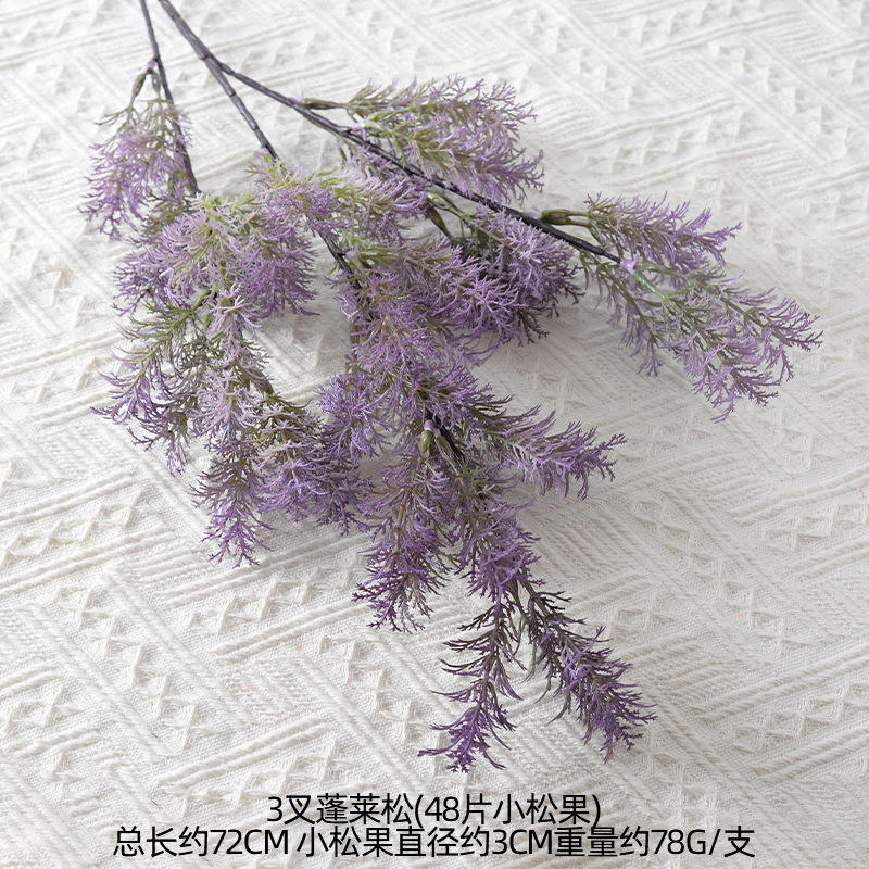 3 fork fluffy purple