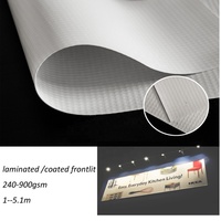 Panneau d'affichage flexible en Pvc, matériel d'impression, 1 pièce, 440gsm, rouleau de bandérole flexible