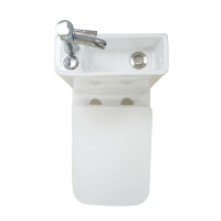 Ensemble WC moderne en céramique à double chasse, avec siphon en P, cuvette de toilette et lavabo auto-nettoyant émaillé, pour salle de bain publique