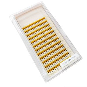 Marque privée Extensions de cils préfabriquées 5D 12 lignes thermocollées 0.07 CD LM Curl Ventilateurs préfabriqués foncés pour la beauté - Product Image 1
