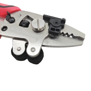 Alicates de herramientas de <span class=keywords><strong>fibra</strong></span> óptica multifuncionales de Venta caliente de fábrica, alicates Pelacables 8 en 1, alicates cortadores de alambre de <span class=keywords><strong>fibra</strong></span>, pelacables de señal - Product Image 2