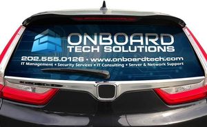 Personalized Magnetic Vehicle Door Sign Business Advertising Custom Logo Full Color Waterproof <b>Removable</b> <b>Vinyl</b> UV Resistant Car - Product Image 2