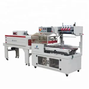 Factory Price L Type New Design Full Automatic POF Film Packing Machine, Shrink Sealing Wrapping Machine with Heat Shrink Tunnel