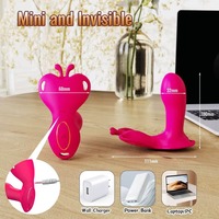 Bestseller App-gesteuerter Slip-Vibrator Stoßender Dildo Klitoris-Stimulator Vibrierende Slips Sexspielzeug für Frauen