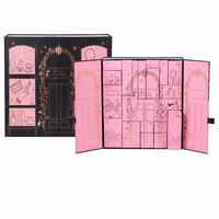 Boîte de calendrier de l'Avent vide, boîte cadeau de Noël avec 24 portes, fermeture magnétique, emballage cosmétique, logo personnalisé