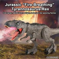 Jouet dinosaure électrique interactif géant avec lumières, sons et pulvérisation de brume