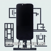 Numériseur d'écran tactile OEM Soft OLED LCD Assembly avec verre extérieur Garantie 1 an pour iPhone X XR Série 11 12 13 14 15