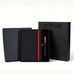 Nuevos Artículos de Oficina, Cuaderno de Cuero PU de Alta Gama con Cordón Elástico A5 y Bolígrafo Personalizado para Hombres y Mujeres - Product Image 6