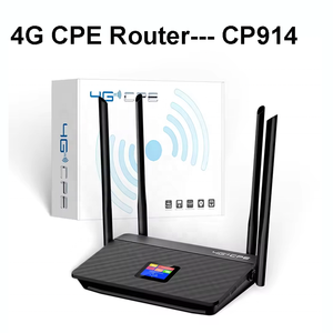 Routeur 4G CPE CP914 à prix d'usine avec emplacement pour carte SIM, Wi-Fi 2.4G, 4 antennes externes, personnalisable avec 6 antennes, port unique, pour usage domestique - Product Image 1